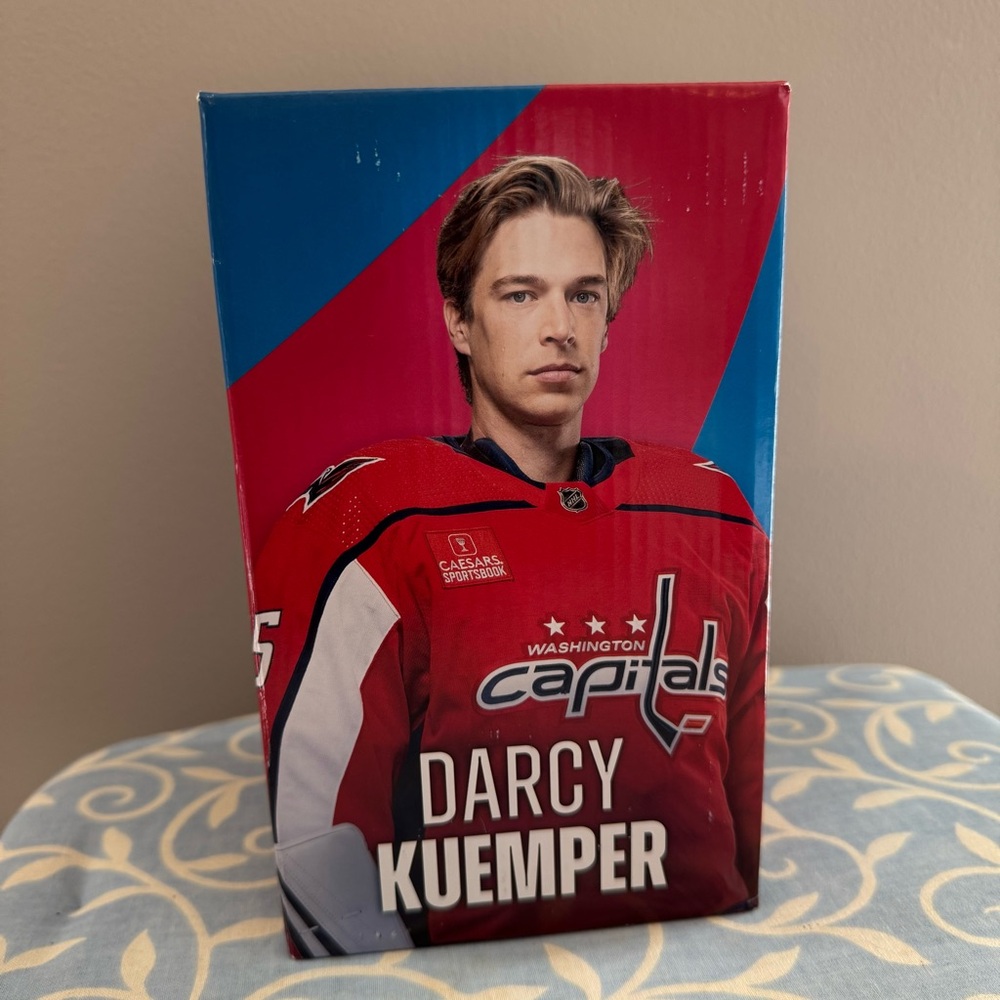 NHL Washington Capitals Goalie Darcy Kuemper Bobblehead new in box